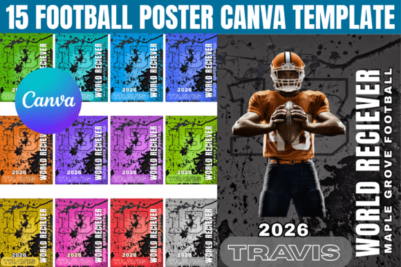 15 Football Poster Canva Template: Design Your Legacy