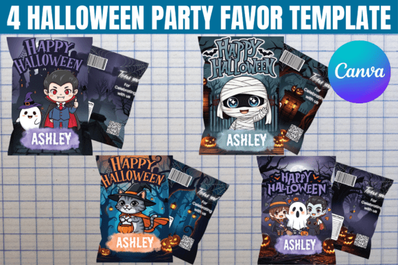 4 Halloween Party Favor Template: Crafting Festive Brand Moments