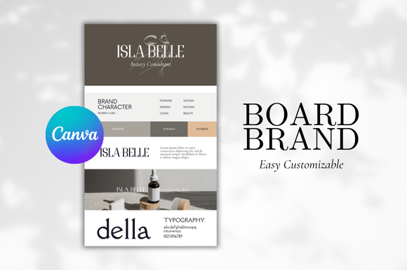 Brand Board Canva Template: Streamline Your Visual Identity