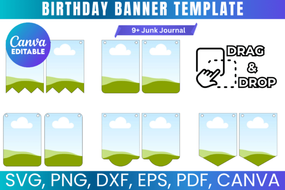 Bunting Banner Bundle & Flag Banner SVG: A Designer's Go-To for Celebrations