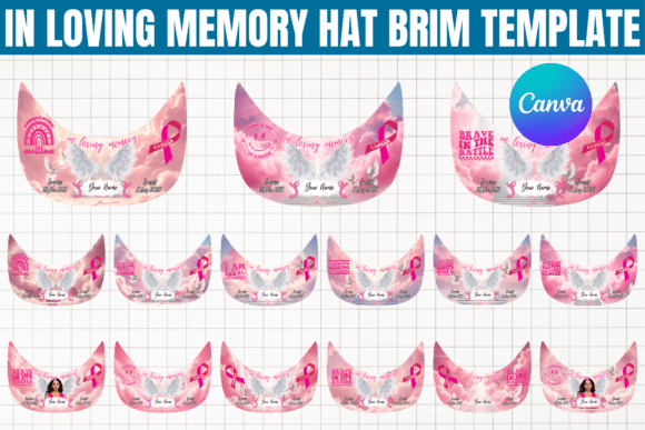 Crafting Lasting Tributes: The In Loving Memory Hat Brim Template Bundle