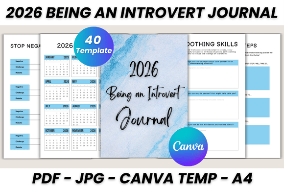 Designing a Purposeful 2026 Introvert Journal in Canva