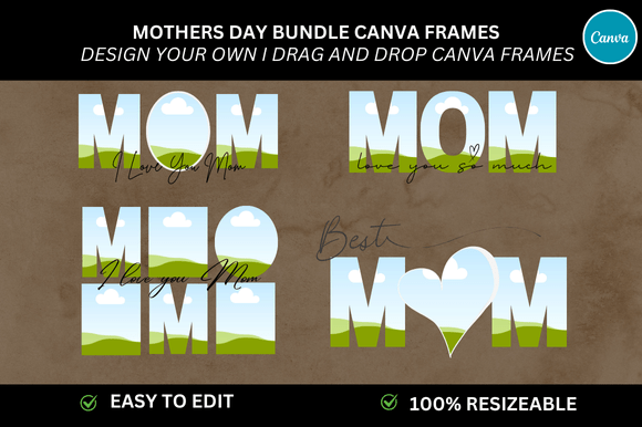 Effortless Mother's Day Designs with Canva Frames