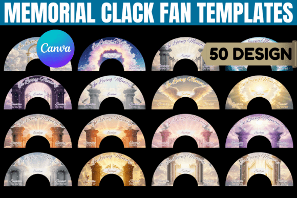 Honoring Memories: The Ease of Memorial Clack Fan Canva Templates