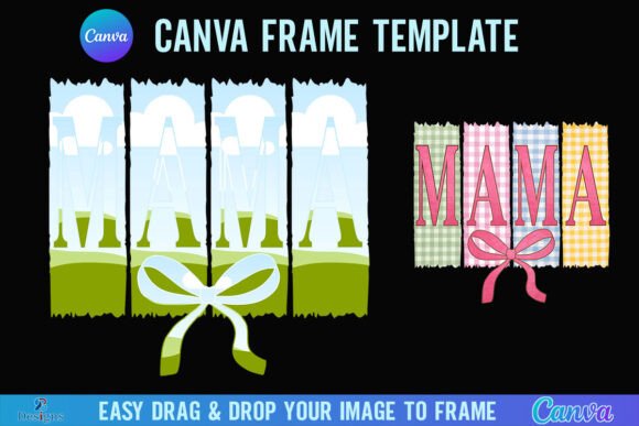 Mama Brushstroke Canva Coquette Bow: Your New Go-To Design Asset