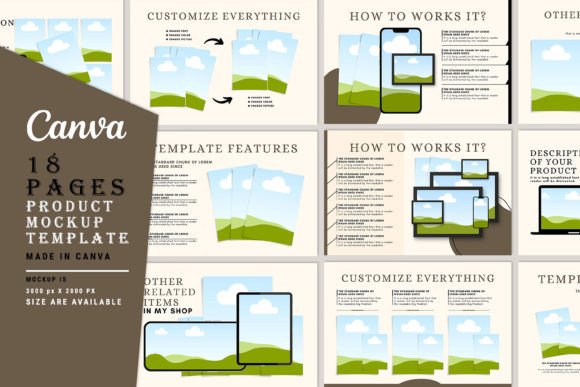 Seller Mockup Template Canva: Professional Product Display