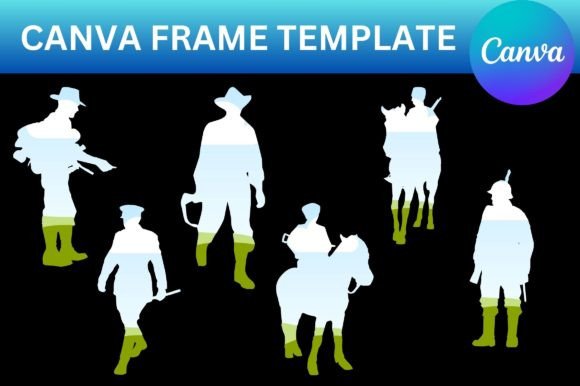 Soldier Canva Frame Template: Instant Military Style