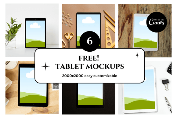 Transform Your Etsy Shop with Tablet Etsy Canva Mockups