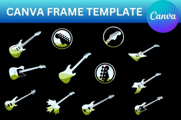 Unleash Your Creativity with a Guitar Canva Frame Template
