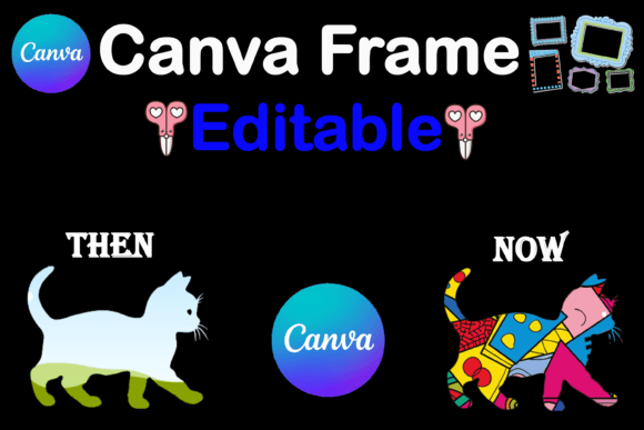 Unleash Your Creativity with the Cat Canva Frame Template