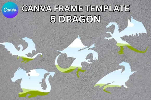 Unleash Your Creativity with the Dragon Canva Frame Template