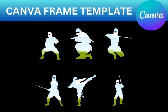 Unleash Your Creativity with the Ninja Canva Frame Template
